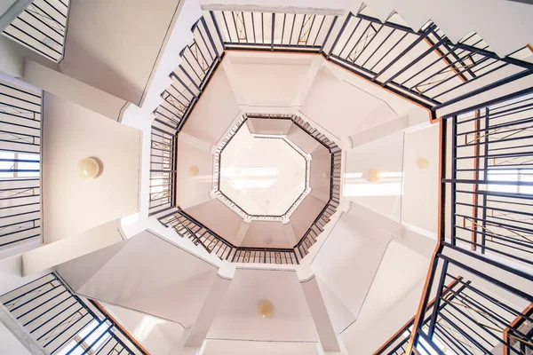 Spiral Staircases Architectural Element Historic Building — Stock Photo, Image