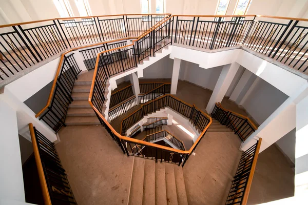 Circular Staircase Sense Technology — стоковое фото