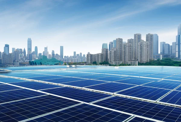 chongqing urban landscape, landmarks and solar panels