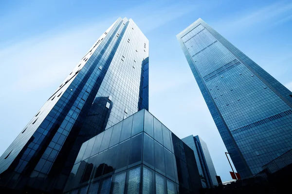 Glass High Rise Buildings Fuzhou — Fotografia de Stock