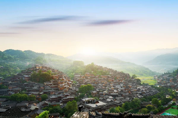 Miao Villages Guizhou China Stok Foto