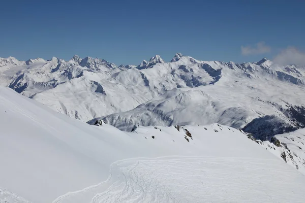 Berge Davos Mountains Davos — стокове фото