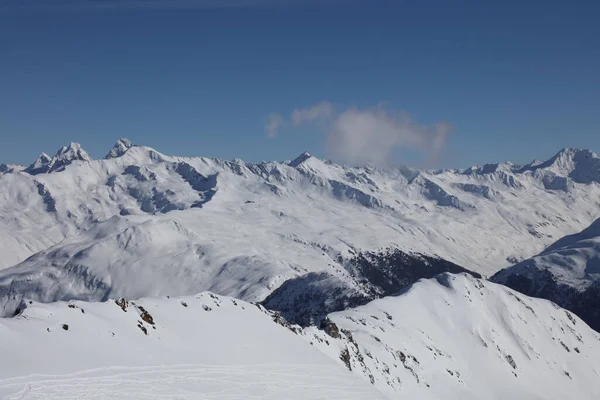 Berge Davos Mountains Davos — Foto Stock
