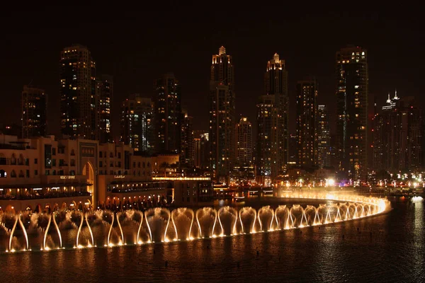 Dubai Dubai Fountain Dubai Dubai Fountain — Stockfoto