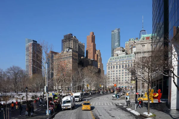 New York Strassenbild New York Streetscape — стокове фото