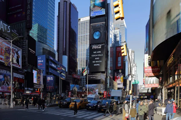 New York Strassenbild Broadway 46Th Street New York Streetscape Broadway — Stock fotografie