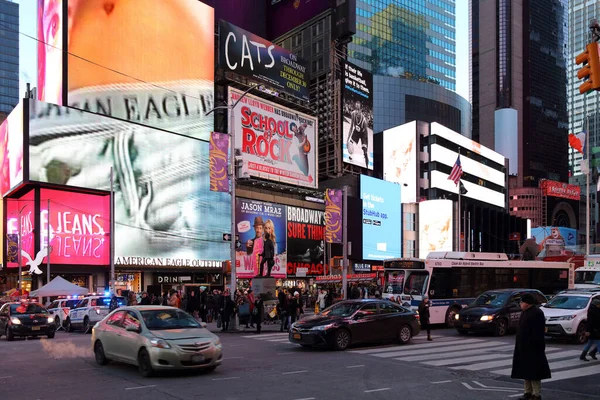 New York Strassenbild Broadway New York Streetscape Broadway — Foto de Stock