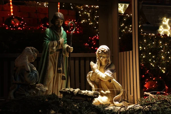 New York Weihnachten Dyker Heights New York Christmas Dyker Heights — Fotografia de Stock