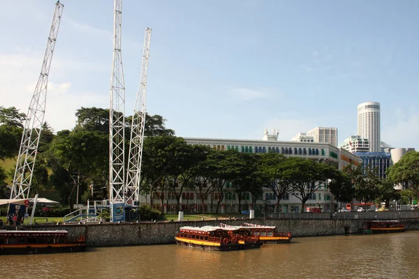 Singapur Singapore River Singapur Singapore River — Stockfoto