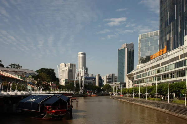 Singapur Singapore River Singapur Singapore River — Stockfoto