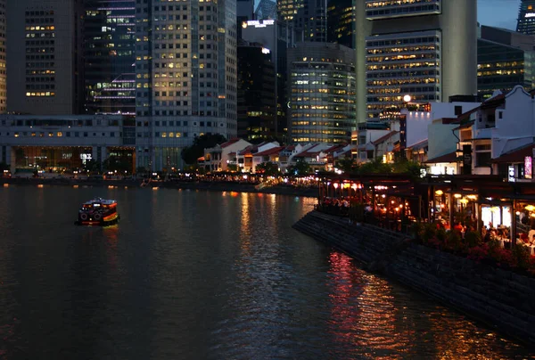 Singapur Singapur River Singapore Singapore River — Stock fotografie