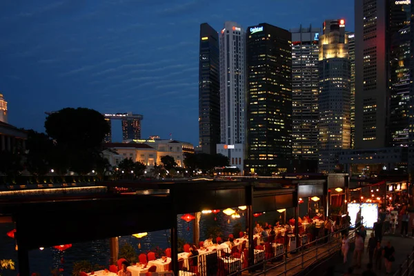 Singapur Singapur River Singapore Singapore River — Stock fotografie