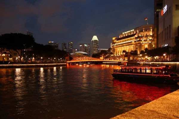 Singapur Singapore River Singapore Singapore River — 스톡 사진