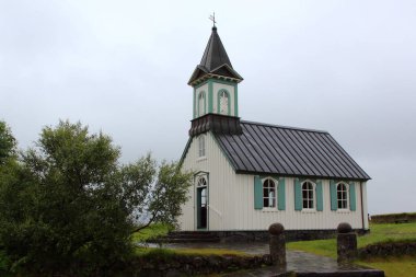 Thingvellir Kilisesi, İzlanda Gündüz Görüşü