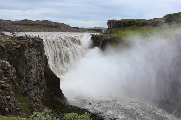 Dettifoss waterfall in Iceland biggest waterfall in Europe