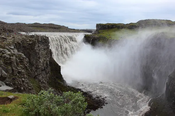 Cascada Dettifoss Islandia Cascada Más Grande Europa — Foto de Stock