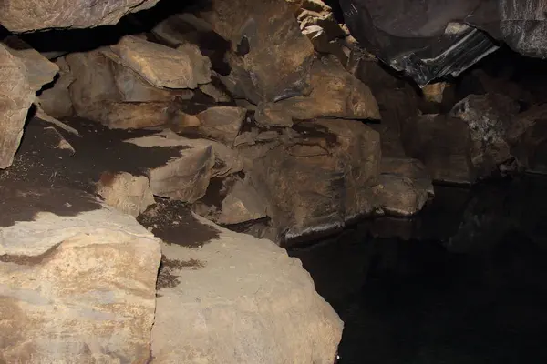 Grjotagja Cave Former Bathing Spot Northern Iceland — Stock Photo, Image