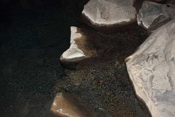 Grjotagja Cave Former Bathing Spot Northern Iceland — Stock Photo, Image