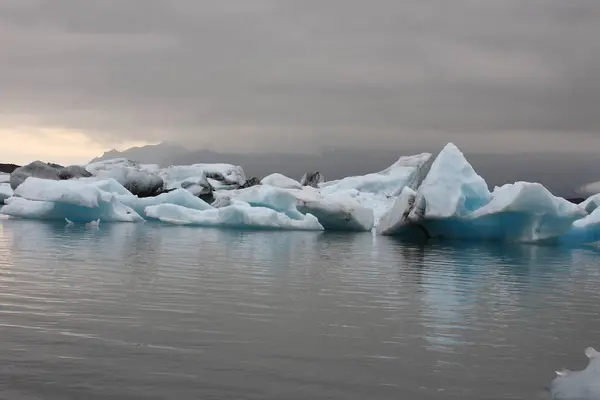 Ijslagune Ijsland Ijsland Toeristische Attracties Arctische Gletsjer Ijsgletsjer — Stockfoto