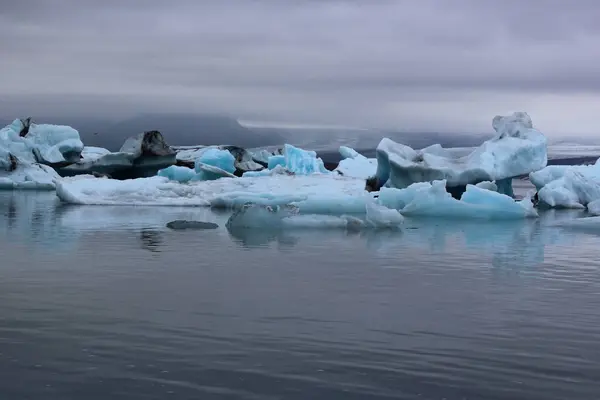 アイスランドの氷河ラグーン アイスランドの観光名所 北極の氷河 オーシャン — ストック写真