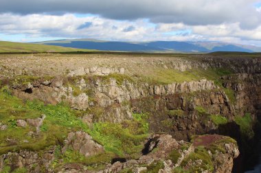 Kolugljfur Boğazı, İzlanda 'nın manzarası 
