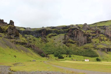 Suurland Manzarası, İzlanda. Gündüz görünümü  