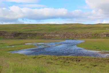 Viidals Nehri, İzlanda gündüz görünümü 