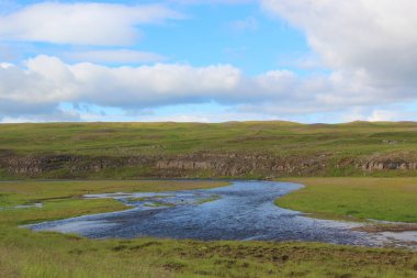 Viidals Nehri, İzlanda gündüz görünümü 