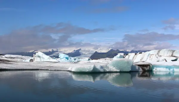 Ledová Laguna Islandu Island Turistických Atrakcí Arktický Ledovec Ledovec Mořský — Stock fotografie