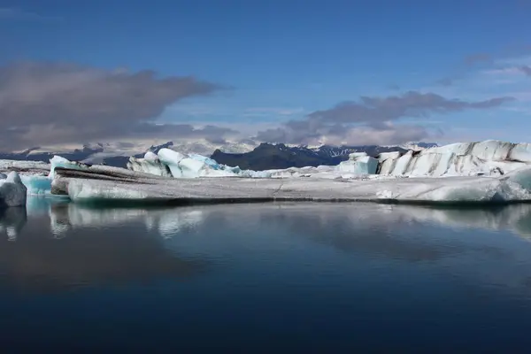 Glacial Lagun Island Islands Turistattraktioner Arktisk Glaciär Havsglaciär — Stockfoto