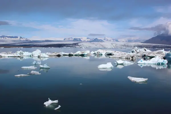 Lagune Glaciaire Islande Islande Attractions Touristiques Glacier Arctique Glacier Océanique — Photo