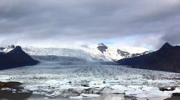 Laguna Glaciale Islanda Islanda Attrazioni Turistiche Ghiacciaio Artico Ghiacciaio Oceanico — Foto Stock