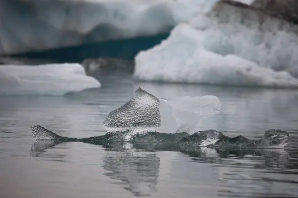冰岛的冰川泻湖 冰岛旅游胜地 北极冰川 海洋冰川 — 图库照片