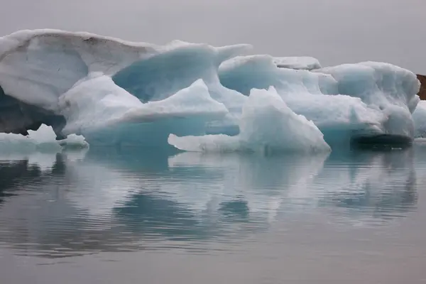 Lagune Glaciaire Islande Islande Attractions Touristiques Glacier Arctique Glacier Océanique — Photo