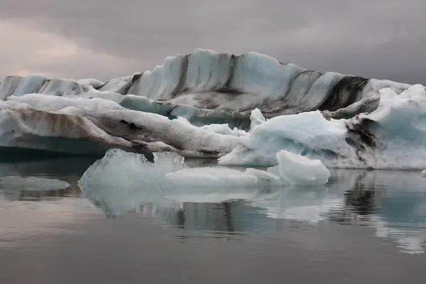 Laguna Glaciale Islanda Islanda Attrazioni Turistiche Ghiacciaio Artico Ghiacciaio Oceanico — Foto Stock