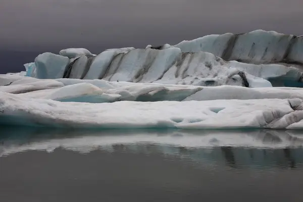 Ledová Laguna Islandu Island Turistických Atrakcí Arktický Ledovec Ledovec Mořský — Stock fotografie