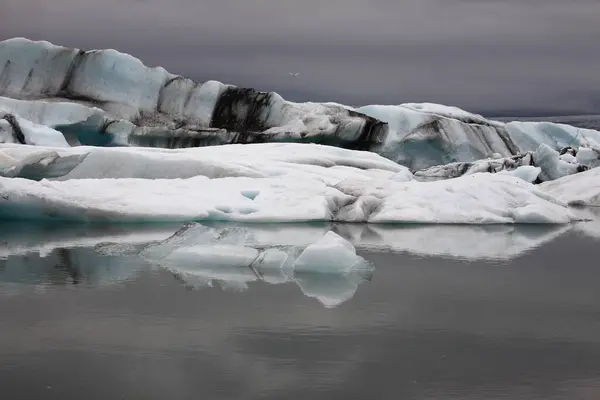 Laguna Glaciale Islanda Islanda Attrazioni Turistiche Ghiacciaio Artico Ghiacciaio Oceanico — Foto Stock
