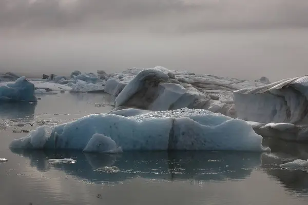 Zlanda Buzul Gölü Zlanda Turistik Merkezleri Kutup Buzulu Okyanus Buzulu — Stok fotoğraf