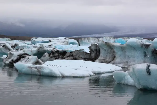 Laguna Glacial Islandia Islandia Atracciones Turísticas Glaciar Ártico Glaciar Del — Foto de Stock