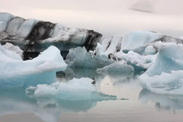 Glacial Lagoon Iceland Iceland Tourist Attractions Arctic Glacier Ocean Glacier Stock Picture