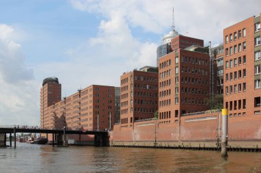 ünlü speicherstadt depo bölgesi Hamburg, Almanya