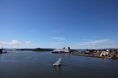 Tekneleri ve yatları olan Oslo Limanı