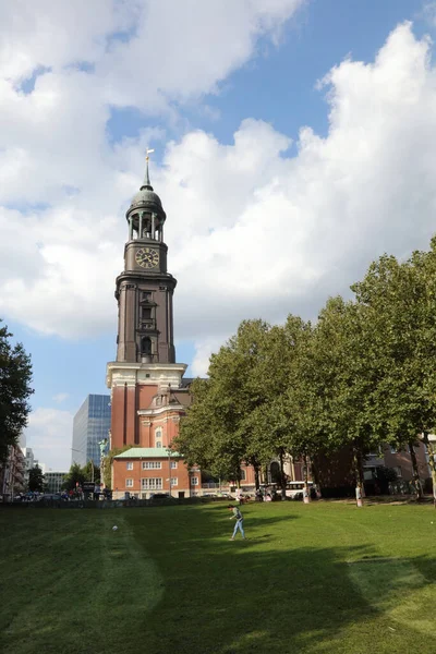 Michaelis Kirche Hamburg Sankt Michaelis Kirche Hamburg — Stockfoto