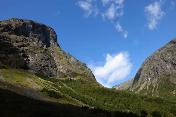 Landschaftliche Landschaft Bei Fresvik Norwegen — Stockfoto