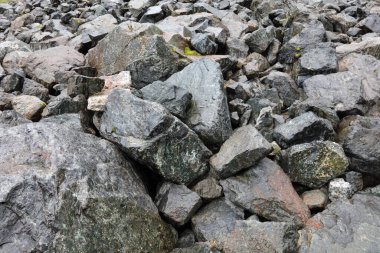 Fresvik, Norveç yakınlarındaki kurumuş nehir yatağı 