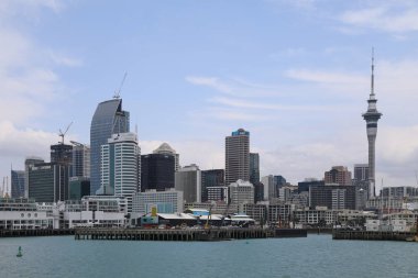 Auckland cityscape, North Island, Yeni Zelanda