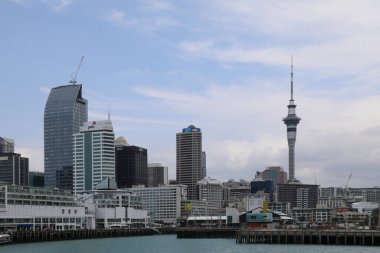 Auckland cityscape, North Island, Yeni Zelanda