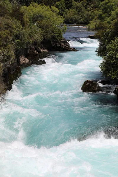 Huka Wasserfall Huka Falls — Fotografia de Stock