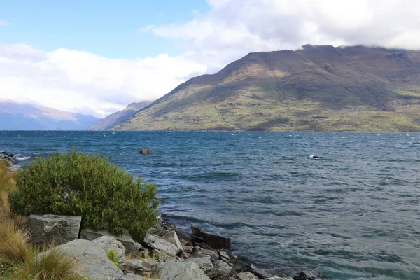 Lago Wakatipu Lago Wakatipu — Fotografia de Stock