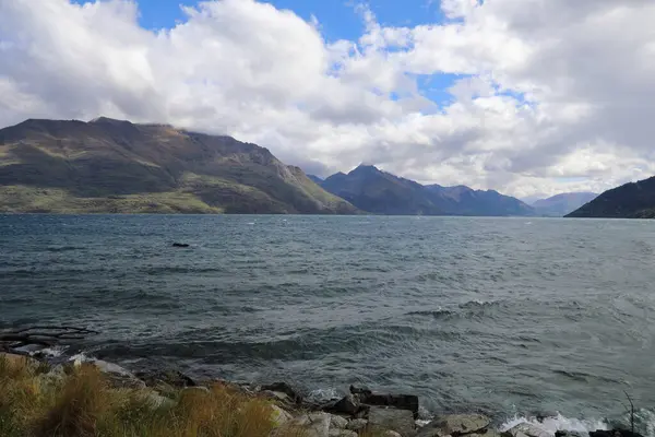 Lago Wakatipu Lago Wakatipu — Fotografia de Stock